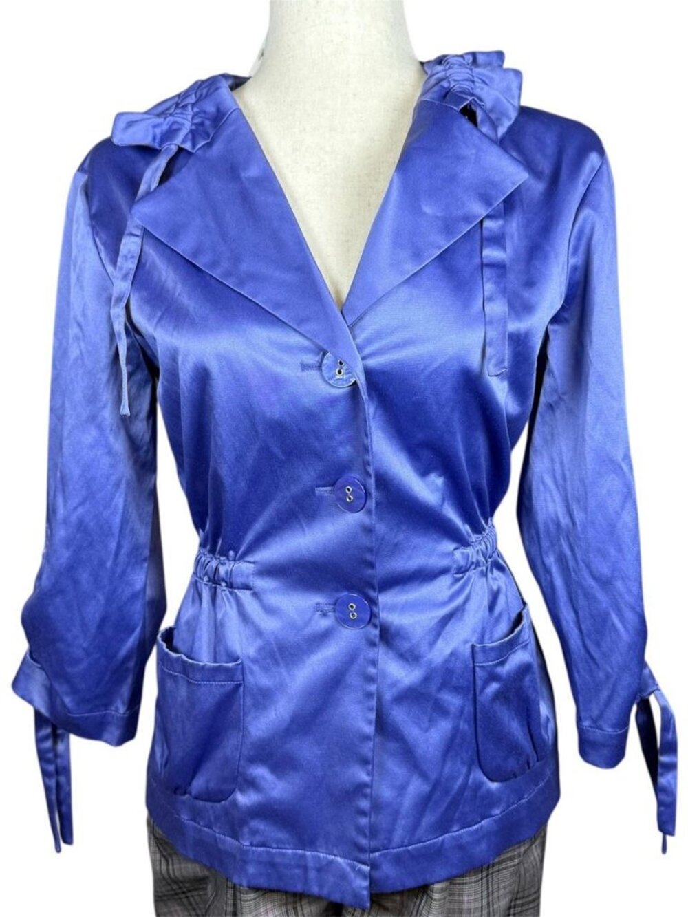 Josephine Studio satin jacket blazer